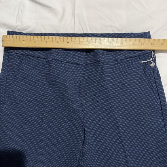 NWT LOFT Marisa Mid-Rise Skinny Pants straight thru the hip size 2 Navy - Picture 7 of 10